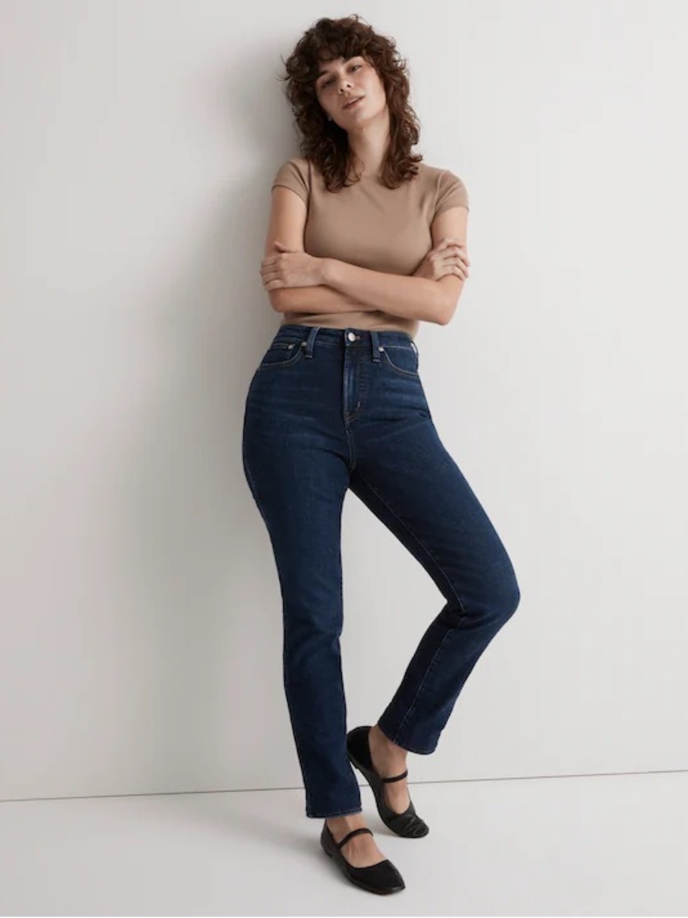 Madewell Curvy Perfect Vintage Jean Myers Wash Comfort Stretch Size 27 EUC